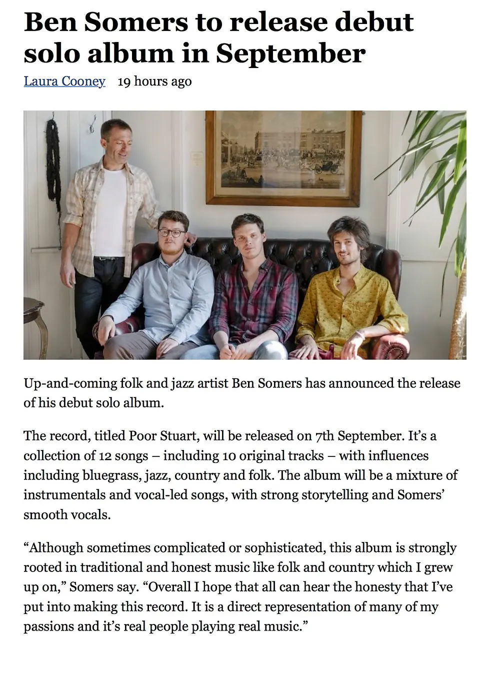 Ben Somers to release debut solo album in September - Entertainment Focus copy.jpg